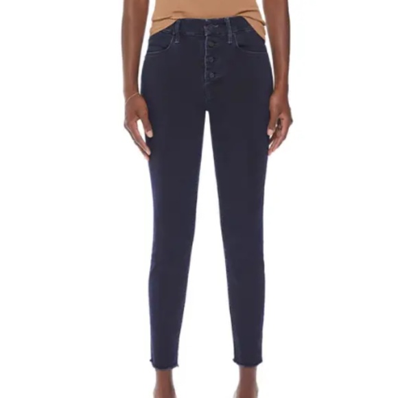 MOTHER The Pixie Ankle Fray Skinny Jeans (Holding Hands) - Picture 10 of 10